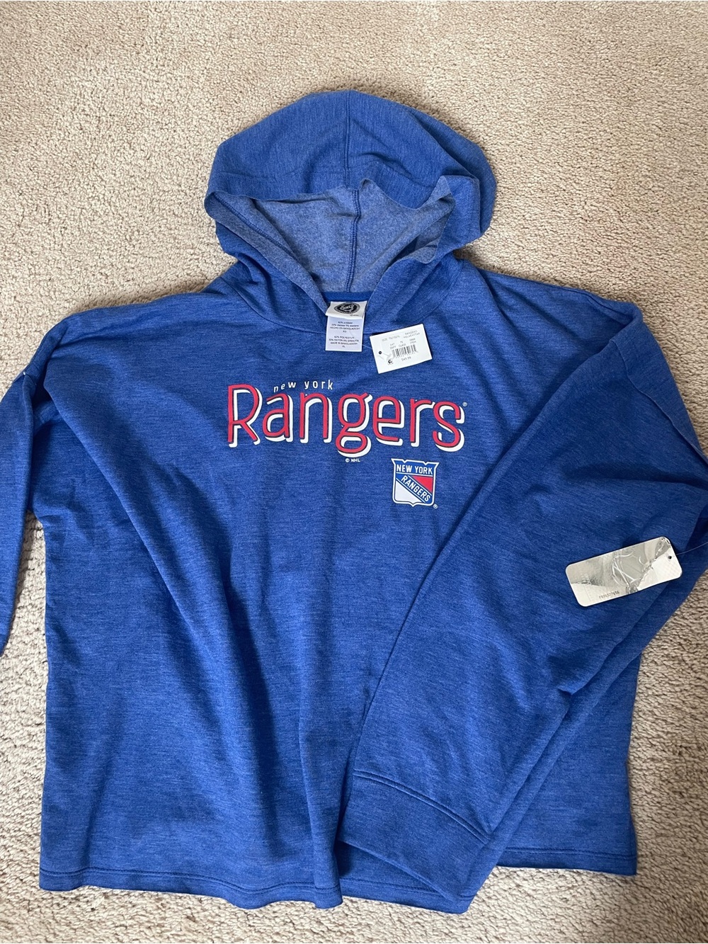 Women’s New York Rangers Blue Hoodie
